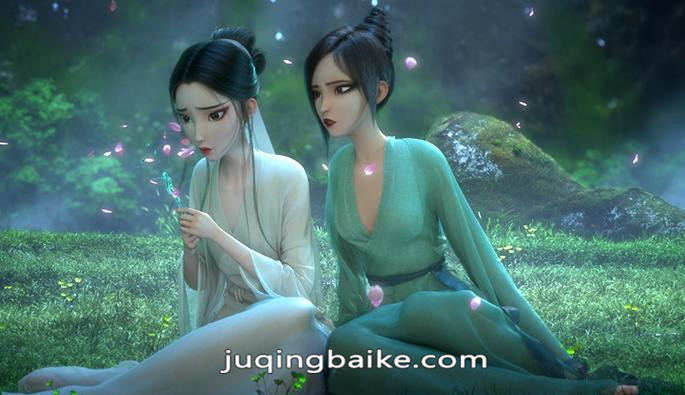 白蛇：缘起剧照：小青责怪小白忘记了师父的教导